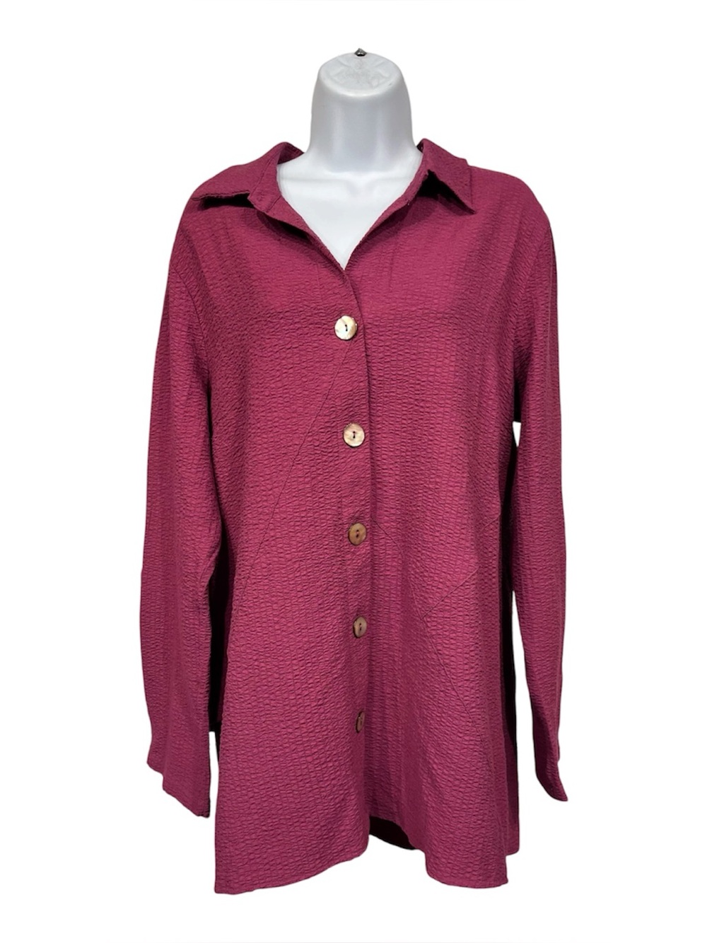 Soft Surroundings button-down 22” p2p